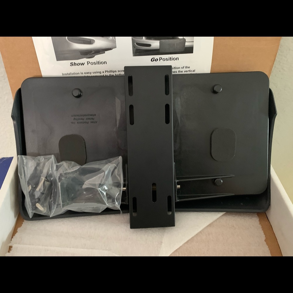 Corvette Front License Plate Mount
